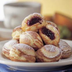 Cherry Jam-Filled Ebelskiver Pancakes