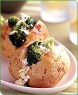 Broccoli Cheddar Stuffed Potato
