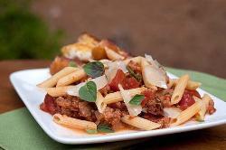 Pasta with Italian Sausage & Tomatoes