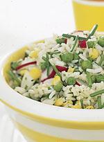 Minted Corn and Rice Salad