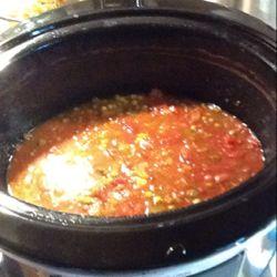 Bean Tomato Veg. Soup (+ meat of choice)