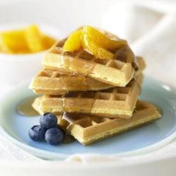 Crispy Cornmeal Waffles