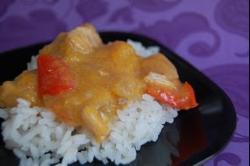 Crockpot Red Curry Chicken with Butternut Squash