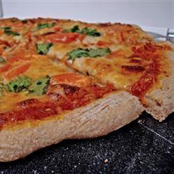 Amazing Whole Wheat Pizza Crust