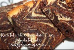 Dark Chocolate Marble Cake