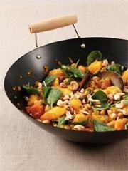 Butternut Curry with Spinach & Cashews