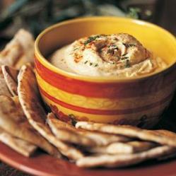 Hummus with Grilled Pita Bread