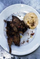 Grilled Quail with Ras-El-Hanout