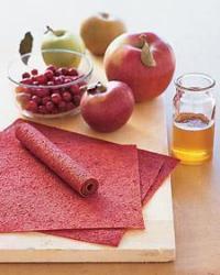Apple-Cranberry Fruit Leather