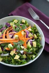 Asian-Inspired Raw Kale Salad