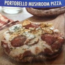 Portobello mushroom pizza