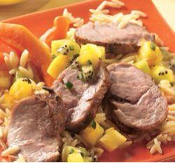 Grilled Pork Tenderloin with Pineapple Salsa