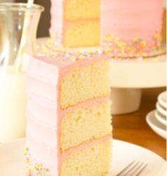 CAKE - Pink Vanilla Bean Birthday Cake