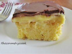 CAKE - Boston Cream Poke Cake :]>