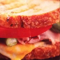 Ham, Asparagus and Tomato sandwich