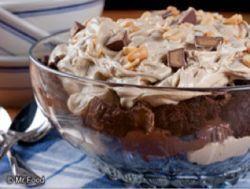 Chocolate peanut butter brownie bowl
