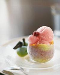 Pear and Cranberry Sorbet