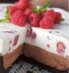 CHEESECAKE - Raspberry Chocolate Cheesecake