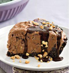 ICE CREAM - Chocolate-Peanut Butter Ice-Cream Pie