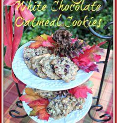 Oatmeal White Chocolate Cookies