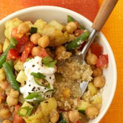 Curried Vegetable Stew with Couscous