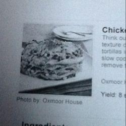 ( slow cooker) chicken enchilada stack