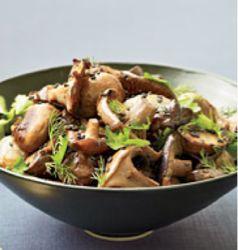 Roasted Mushrooms and Shallots with Fresh Herbs