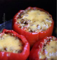 Crock Pot Picadillo Stuffed Peppers  (skinnytaste.com)