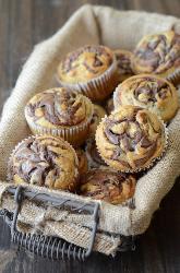 Nutella Banana Swirl Muffins