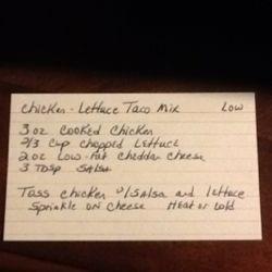 Chicken Taco Salad (low)