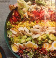 Southern Cobb Salad with Roasted Sweet Onion Dressing (Food & Wine)