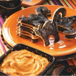 Black Cat Dippers with Pumpkin Pie Dip