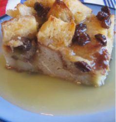 BREAD PUDDING - Bread Pudding with Whiskey Caramel Sauce