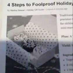 Foolproof holiday fudge