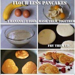 Pancakes; Flour Free