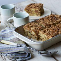 French Toast Casserole with Cinnamon Crust