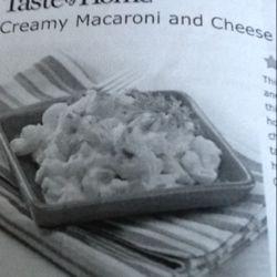 Creamy macaroni and cheese