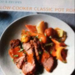 Slow cooker classic pot roast