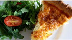 Argentine Quiche with Mixed Green Salad