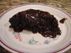 Upside Down Chocolate Pudding Cake