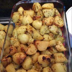 Potatoes; Greek Style
