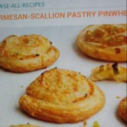 Parmesan scallion pastry pinwheels