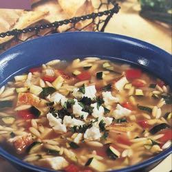 Chicken & Orzo Soup (Pampered Chef)