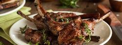 LOLLIPOP LAMB CHOPS WITH ROSEMARY SAUCE