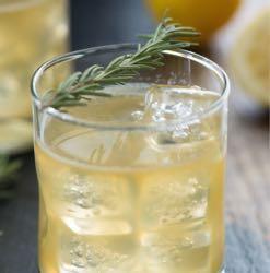 Bourbon Sour with Lemon and Rosemary*