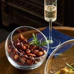 Bourbon-Spiked Caramelized Nuts*